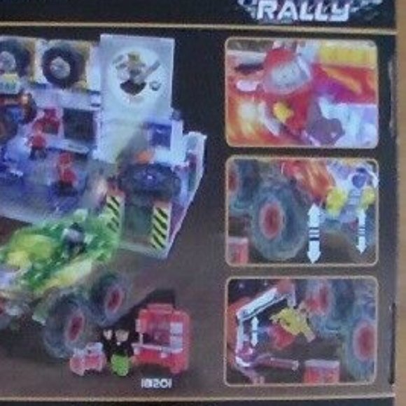 Laser Pegs Monster Rally Fire's Fury Offroad Truck Construction Block Set NWT - Picture 6 of 15